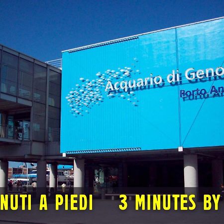 Ferienwohnung Elegante Loft In Centro Storico Acquario Genua Exterior foto